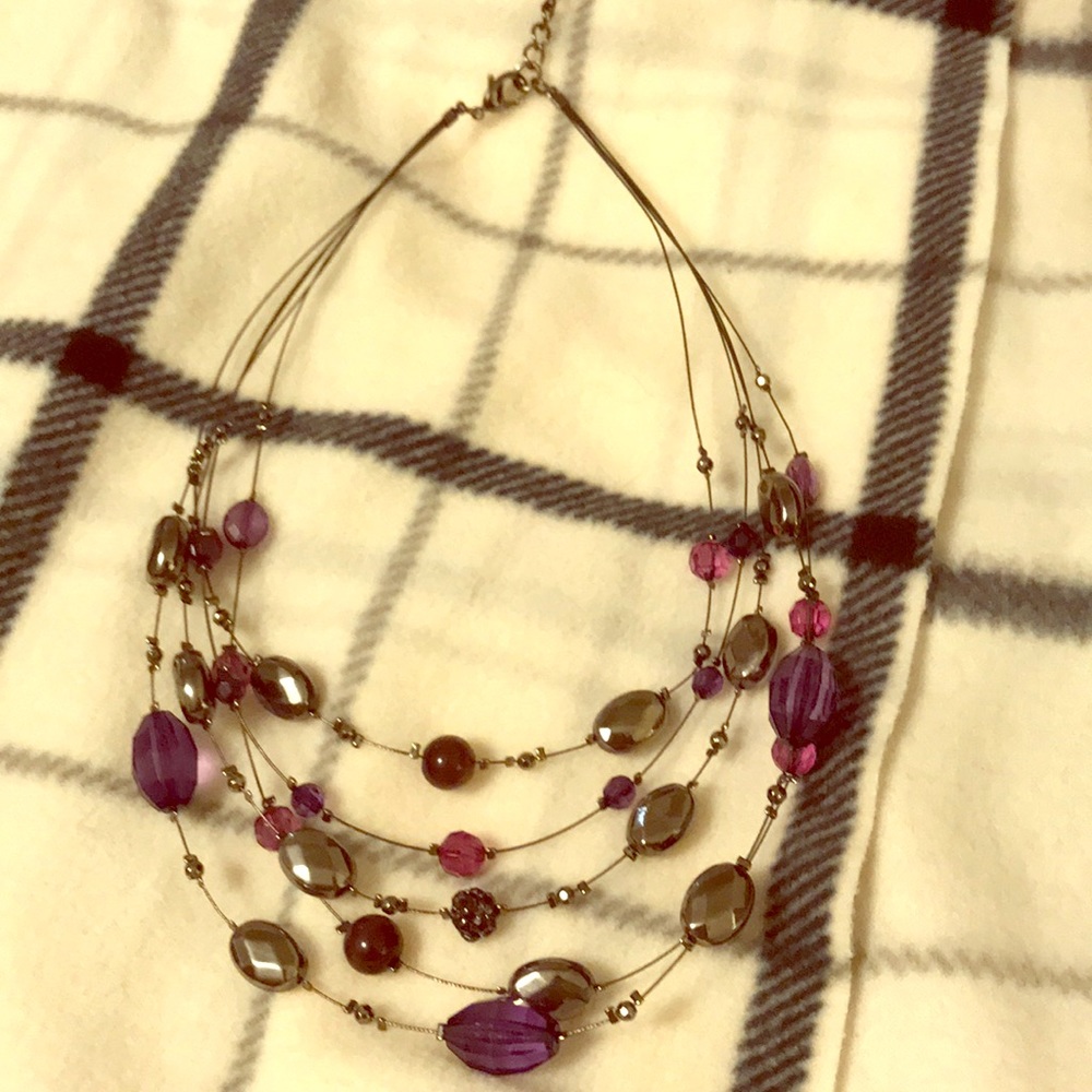 Lovely multi strand necklace
